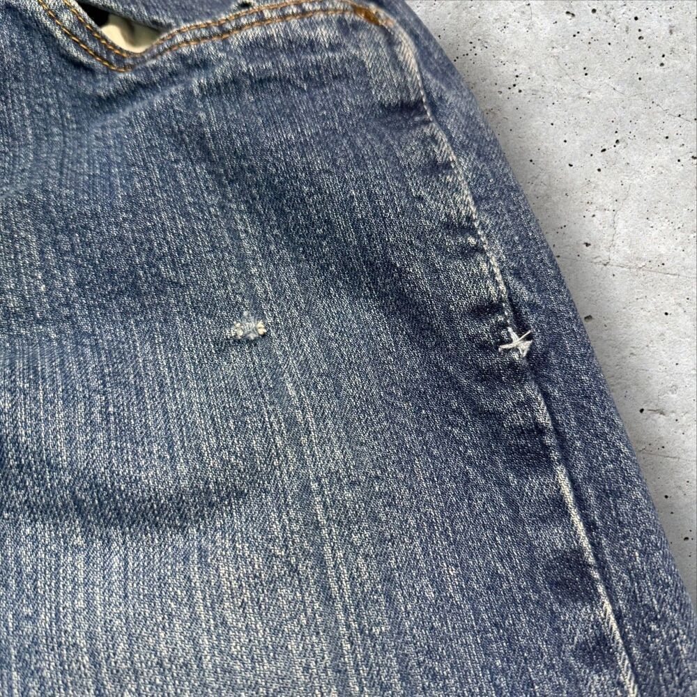 Ecko Unltd Youth Baggy Jeans Blue Denim Rhino Pocket Y2K 2000s Streetwear - Picture 11 of 14